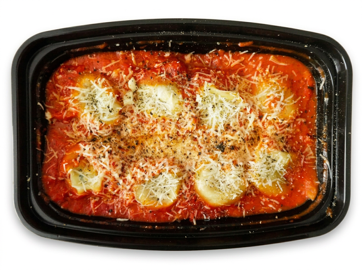 Raviolis Rellenos — almuerzo saludable listo