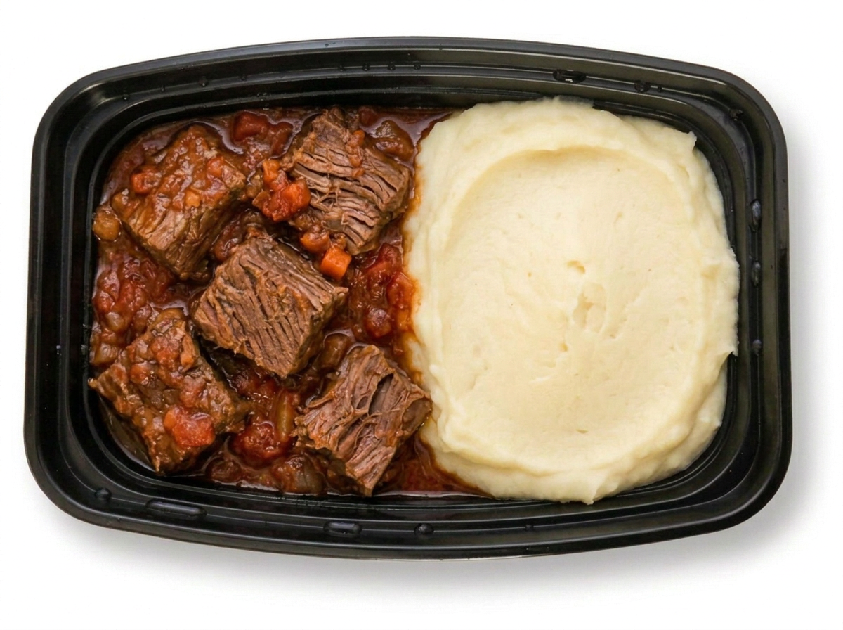 Ragú de Res — almuerzo saludable listo